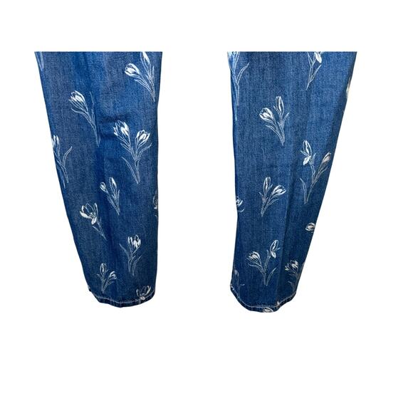 Current/Elliott The Fling Mid-Rise Relaxed Straight Jeans Size 30 - Picture 8 of 9